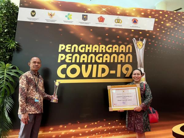 Terbaik Ke 3 di Indonesia Kabupaten Belu Terima Penghargaan Penanganan Covid-19 Dari Presiden Jokowi