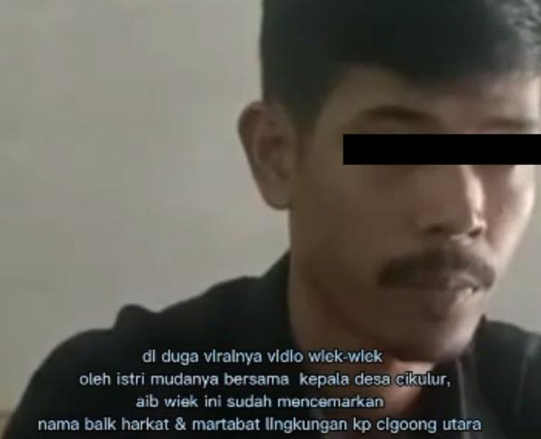 Video Syur dengan Istri Kedua Viral, Kades di Lebak Dilaporkan Warga ke Polisi hingga Didesak Mundur