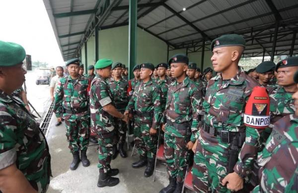 Pangdam IM Lepas 450 Prajurit Yonif RK 115/ML Tugas Operasi di Propinsi Papua
