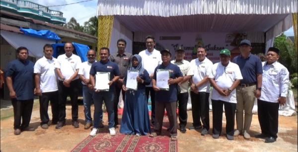 Launching Perdana Kemitraan PT Nafasindo Aceh Singkil dengan Kelompok Tani