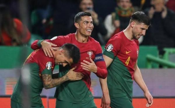 Ronaldo Unjuk Kekuatan, Portugal Pesta Gol Hajar Liechtenstein