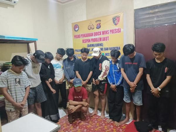 Hendak Perang Sarung, 12 Remaja Tangerang Berhasil Ditangkap
