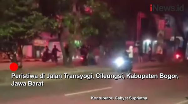 2 Kelompok Remaja Saling Serang di Cileungsi Bogor