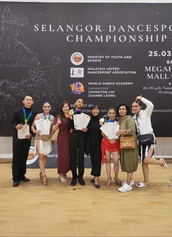 Berjaya di Malaysia Atlet Dance Sport  Kabupaten Bogor Sabet Tiga Gelar Juara
