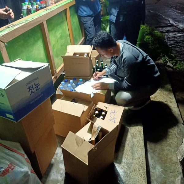Hari ke-4 Ramadhan Jajaran Polresta Bogor Kota Gencarkan Operasi, Ratusan Botol Miras Kembali Disita