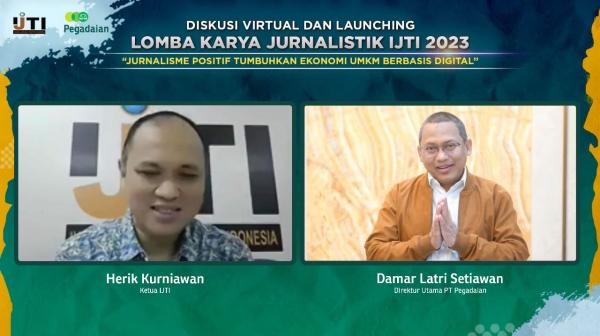 Gelar Lomba Karya Jurnalistik, Pegadaian-IJTI Ajak Jurnalis Berperan Aktif Dorong UMKM Go Digital