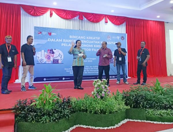 Agustina Wilujeng Pramestuti Dukung Warga Sragen Buat Film untuk Sarana Promosi Destinasi Wisata