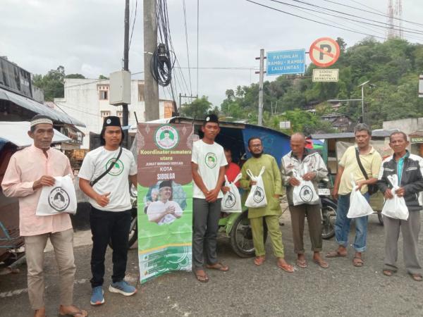 Jemput Keberkahan Ramadan, SDG Sumut Gelar Aksi Sosial Berbagi Takjil di Kota Sibolga