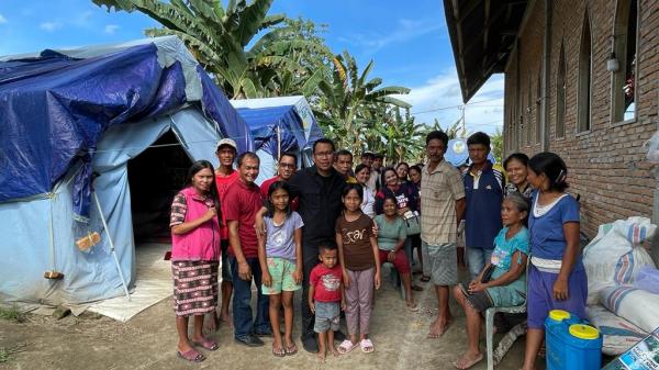 Crisis Center Gereja Toraja Bantu 26 Unit Hunian kepada 26 KK Korban Banjir Malangke di Luwu Utara