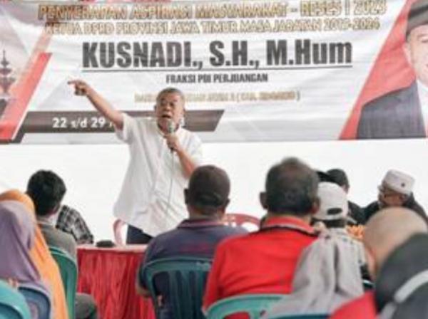 Dikabarkan Masuk Daftar Cekal KPK, Ketua DPRD Jatim Masih Lakukan Literasi Hoax di Sidoarjo