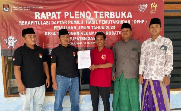 Coklit Selesai, PPS Desa Torjunan Sampang Gelar Pleno Terbuka DPHP