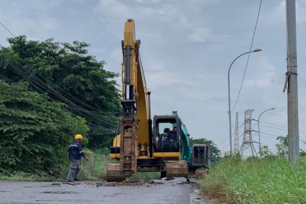 Pemkab Bekasi Kebut Perbaikan Jalan Inspeksi Kalimalang, Target Rampung sebelum Lebaran