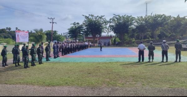 Anggota TNI AL Lanal Rote Amankan Paskah di Kabupaten Rote Ndao
