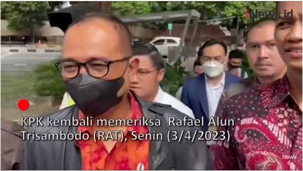 Rafael Alun Diperiksa KPK Sebagai Tersangka
