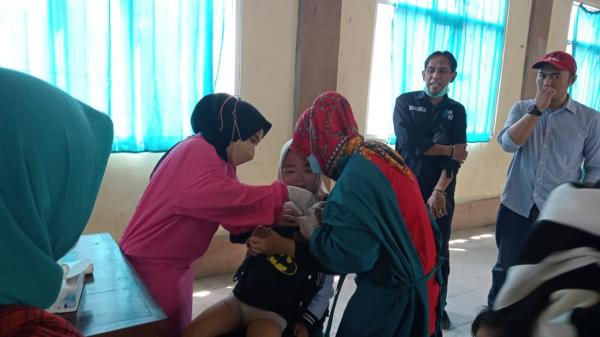 Cegah Polio Pemdes Tanggeung Cianjur Gelar Sub Pekan Imunisasi Nasional