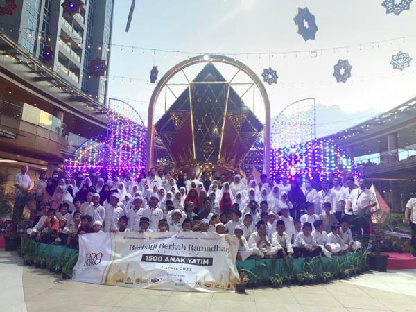 Berbagi Berkah Ramadan, Delipark Mall Ajak 100 Anak Yatim Nonton Bareng