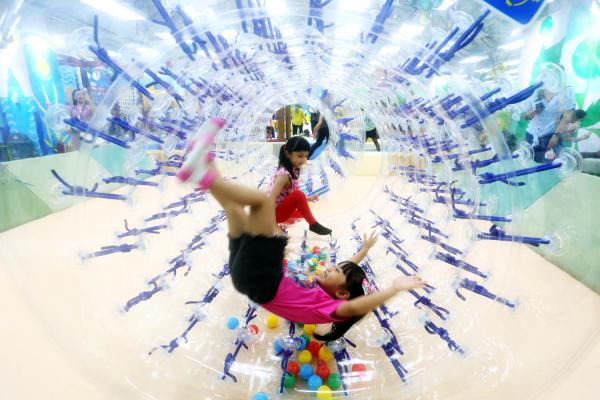 Asiknya Bermain di Kidzooona Galaxy Mall Surabaya