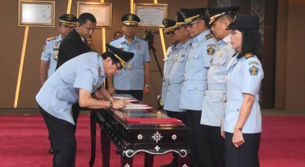 Lima Orang Pimpinan Tinggi Madya Kemenkumham RI Dilantik