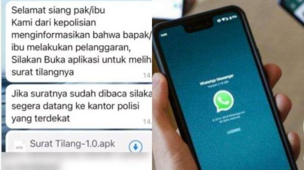 Waspada Penipuan Surat Tilang Elektronik via Whatsapp, Bisa Kuras Habis Rekening