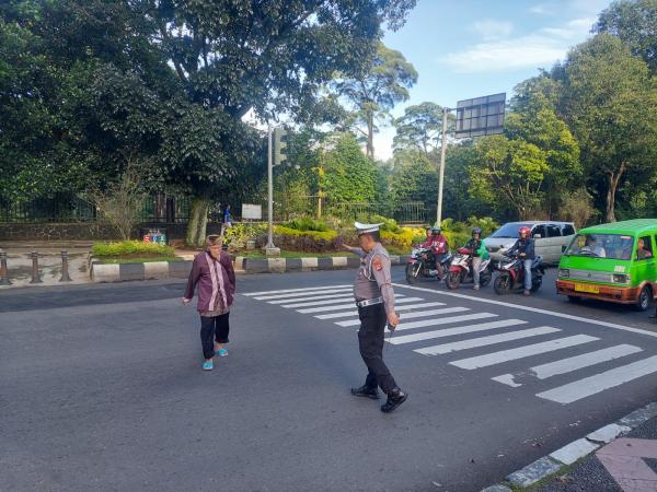 Antisipasi Long Weekend Satlantas Polresta Bogor Kota Siagakan Personil di Kawasan Rawan Macet