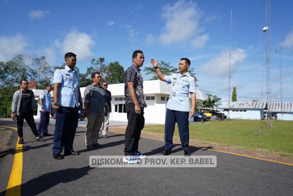Landasan Pacu Lanud H.AS Hanandjoeddin Belitung Siap Akomodasi Tambahan Penerbangan