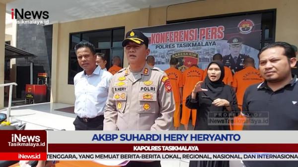 VIDEO: 6 Komplotan Curanmor Diringkus Satreskrim Polres Tasikmalaya, 2 Tersangka Masih di Bawah Umur