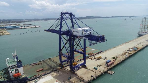 STS Crane di Pelabuhan Batu Ampar Batam: Pindahkan 1 Kontainer Cuma 2 Menit