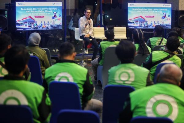 PGN Gandeng Mitra Ojek Online Sukseskan Pilot Project Konversi BBG Sepeda Motor