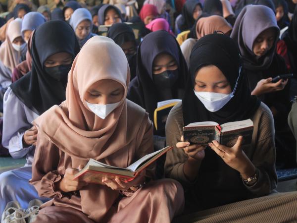 Patut Dicontoh, Amaliah Ramadan, Siswa SMPN 1 Bawang Khatamkan Al Quran