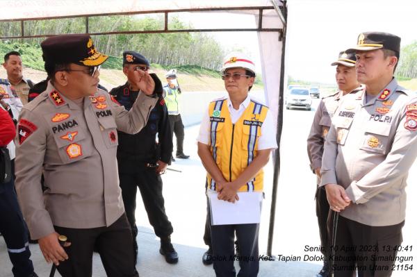 Cek Kesiapan Jalan Tol Tebing Tinggi, Kapolda Sumut Prediksi Arus Mudik Lebaran Meningkat