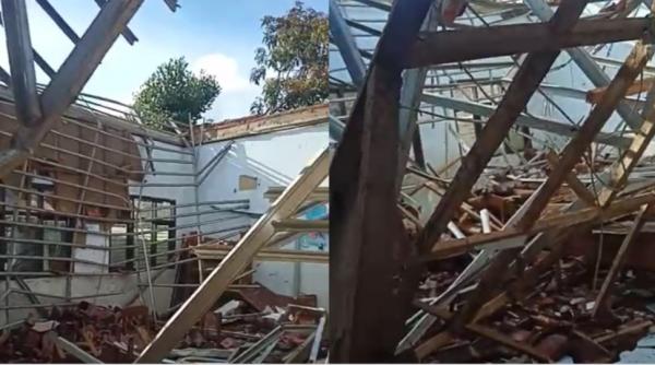 Diterpa Hujan Semalaman, Bangunan SDN di Cihara Lebak Ambruk