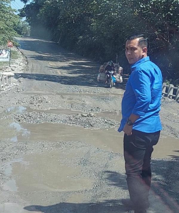 Anggota Dewan Sorot Jalan Rusak Parah di Tangse Pidie, Diduga Pasca Distribusi Material Waduk Rukoh