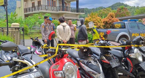 Polisi Bubarkan Aksi Balap Liar di Kuningan, Belasan Motor Diamankan