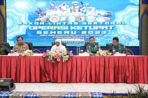 Jelang Raya Idul Fitri, Polda Jatim Gelar Rapat Koordinasi Lintas Sectoral Operasi Ketupat Semeru