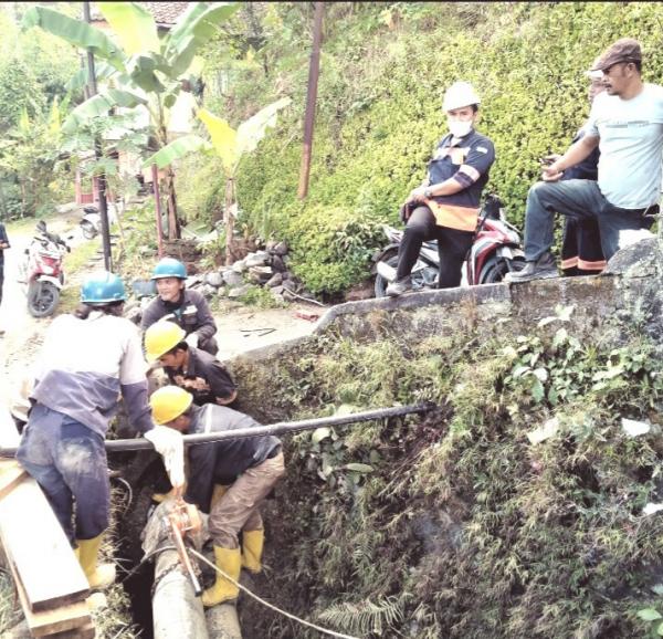 Warga Keluhkan Kebocoran Pipa Saluran Limbah B3 PT Antam di Pongkor Kabupaten Bogor