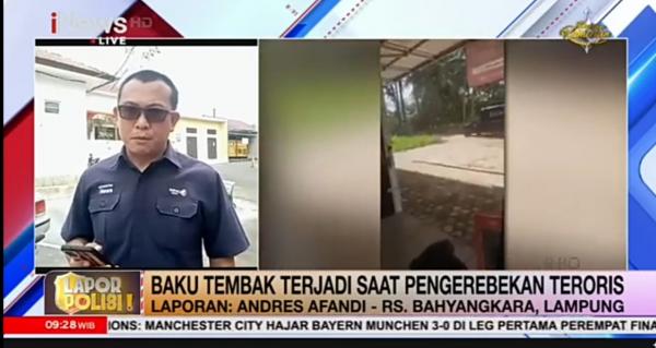 Penggerebekan Terduga Teroris di Lampung