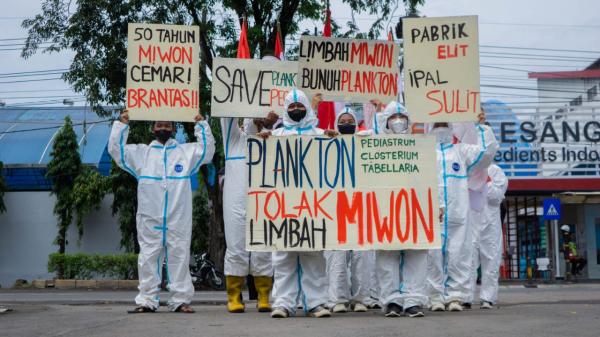 Protes Limbah Cair, Aktivis Lingkungan Demo PT Daesang Ingredients