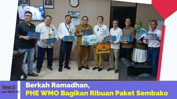 Berkah Ramadhan, PHE WMO Membagikan Ribuan Paket Sembako untuk Warga Bangkalan dan Gresik