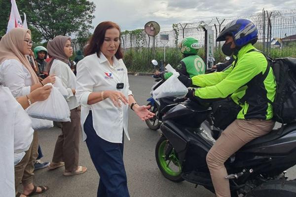 Pemotor : Semoga Rezekinya Lancar, Gerkindo Peduli Ramadan di Tangerang Selatan