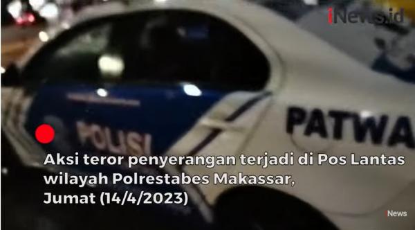 3 Pos Lantas Polrestabes Makassar dirusak Orang Tak Dikenal