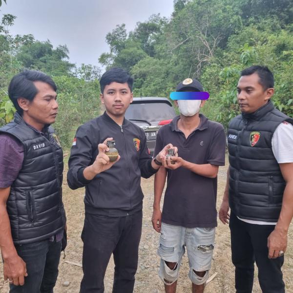Breaking News, Seorang Petani di Aceh Serahkan Dua Butir Granat Aktif Sisa Konflik ke Polisi