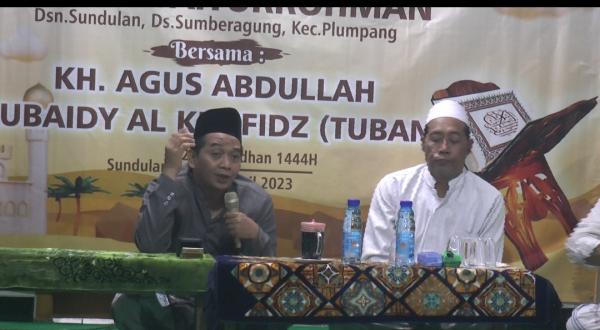 Pengurus Masjid Jami' Baiturrohman Dusun Sundulan Menyelenggarakan Peringatan Nuzulul Qur'an