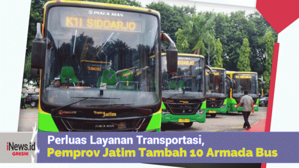 Pemprov Jatim Tambah 10 Armada Bus Transjatim Koridor I Gresik-Surabaya-Sidoarjo