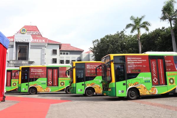 QRIS Bank Jatim Mudahkan Pembayaran Bus Trans Jatim