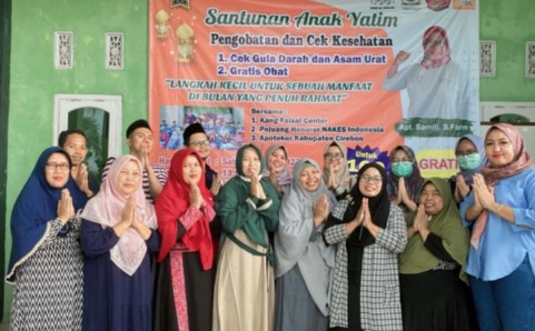 Bulan Suci Ramadhan, Forum Pejuang Honorer Nakes Kabupaten Cirebon Santuni Anak Yatim Piatu