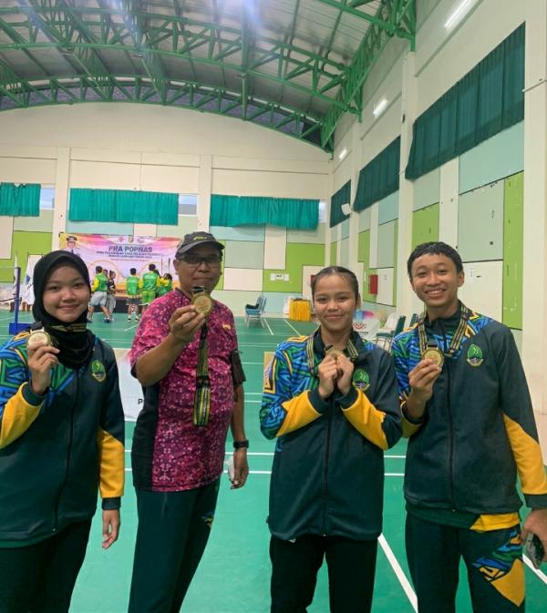 2 Pelajar SMANELSA Kabupaten Bogor Masuk Pelatnas Bulu Tangkis ke Asia Junior Championships 2023