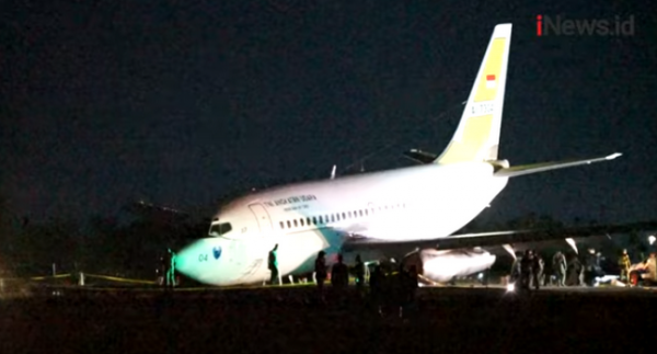 Pesawat Intai TNI AU Tergelincir di Bandara Bandara Mozes Kilangin Timika