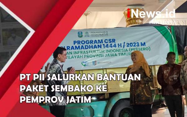 PT PII Salurkan Bantuan Ribuan Paket Sembako ke Pemprov Jatim