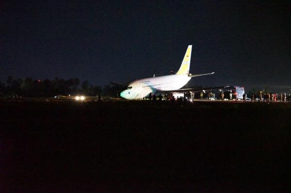 Astaga, Pesawat TNI AU Tergelincir di Bandara Mozes Kilangin Timika Papua