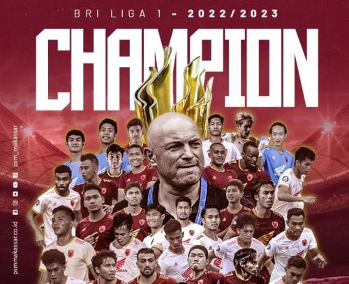 PSM Makassar Juara Liga 1 2022-2023, Persija Jakarta Jadi Runner-up!